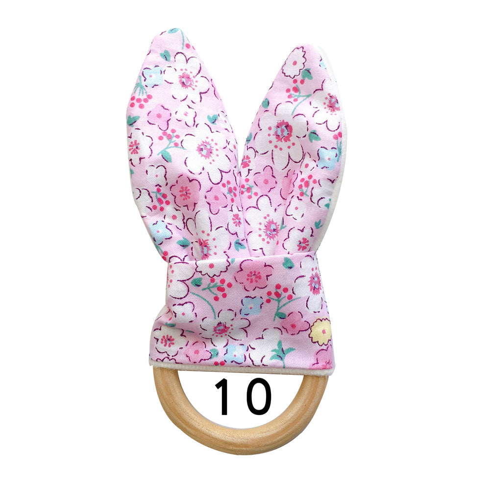 Natural Wooden Baby Teething Ring Image 5