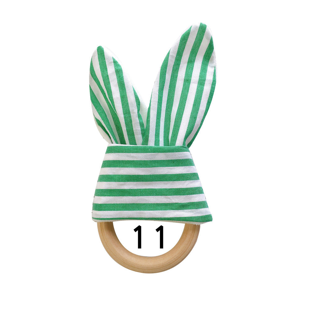 Natural Wooden Baby Teething Ring Image 6