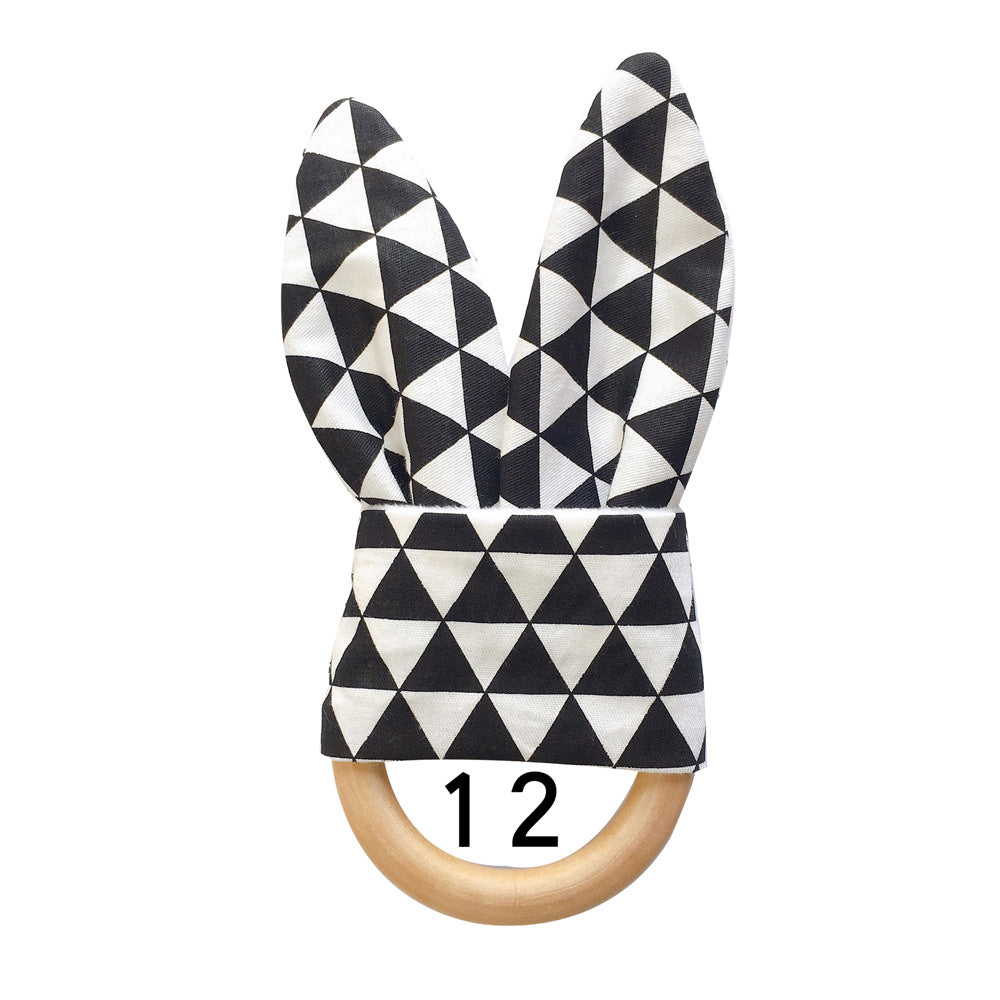 Natural Wooden Baby Teething Ring Image 7