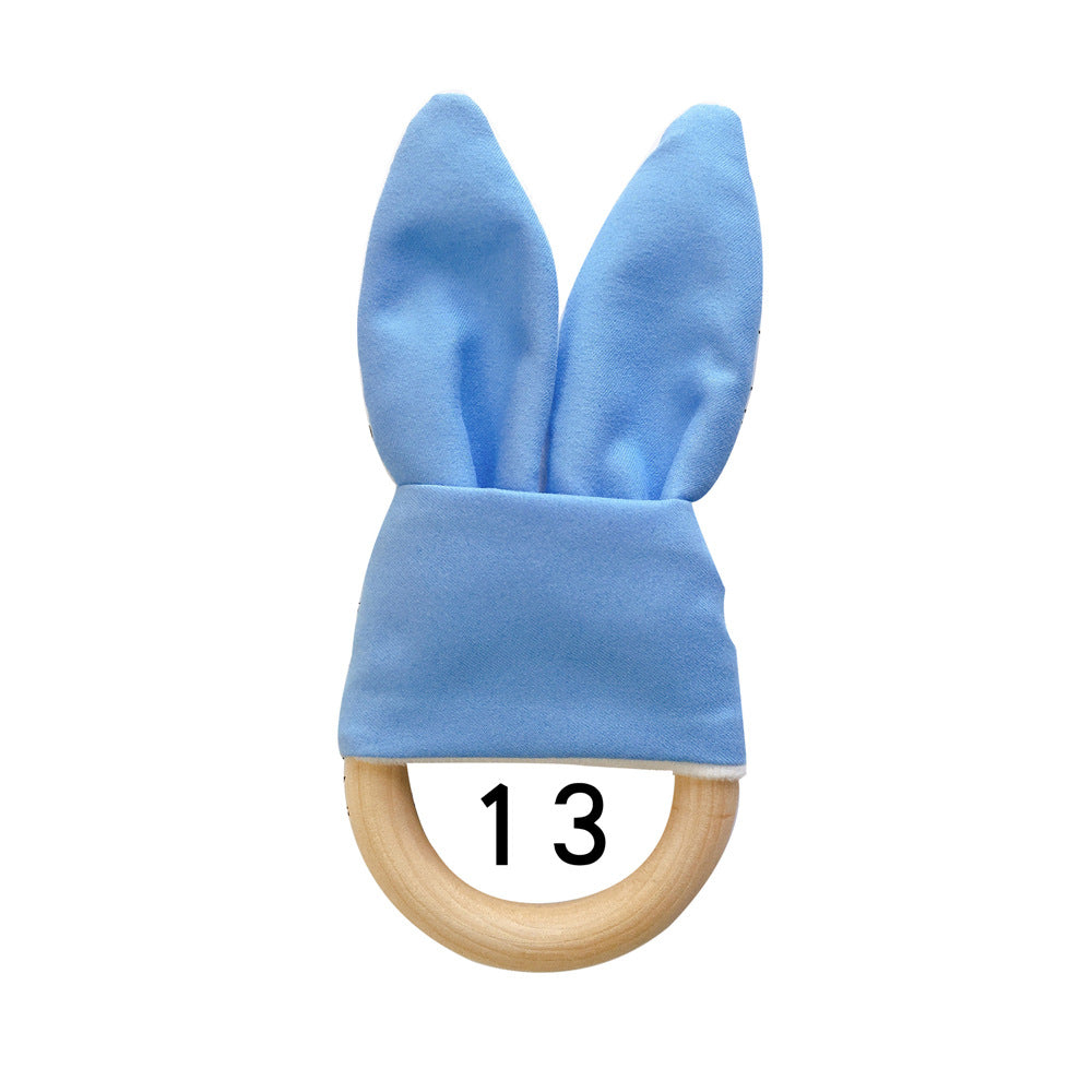 Natural Wooden Baby Teething Ring Image 8