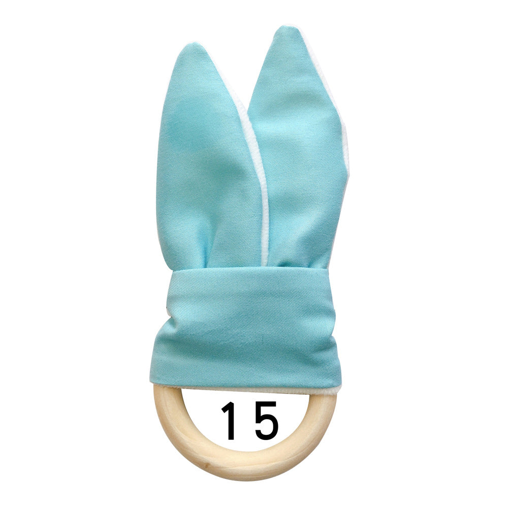 Natural Wooden Baby Teething Ring Image 10
