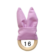 Natural Wooden Baby Teething Ring Image 1