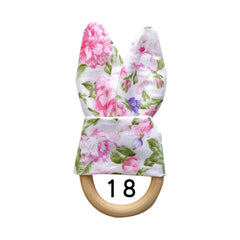 Natural Wooden Baby Teething Ring Image 3
