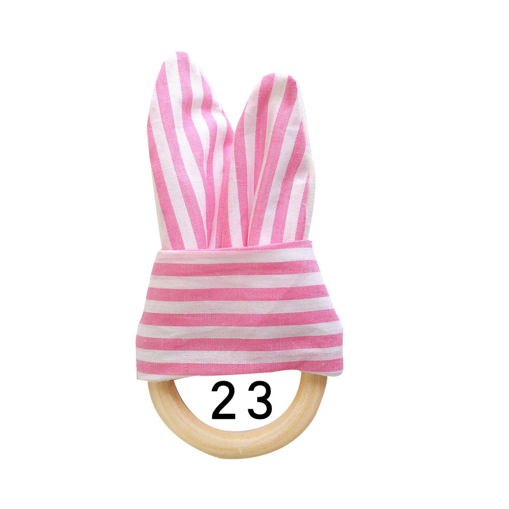 Natural Wooden Baby Teething Ring Image 8