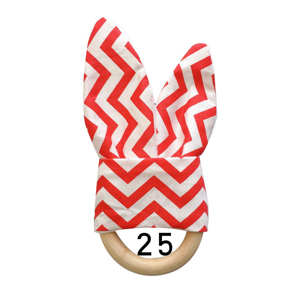 Natural Wooden Baby Teething Ring Image 10
