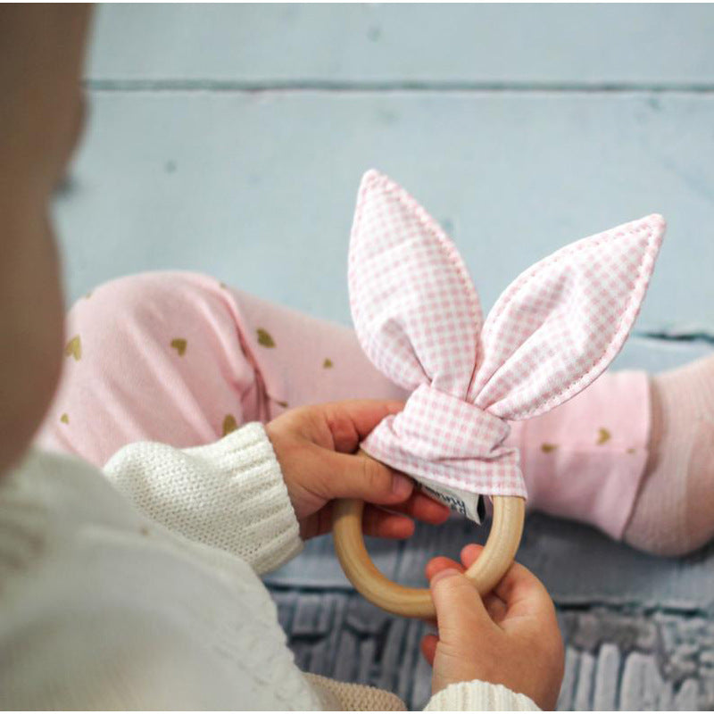 Natural Wooden Baby Teething Ring Image 4