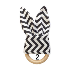 Natural Wooden Baby Teething Ring Image 7