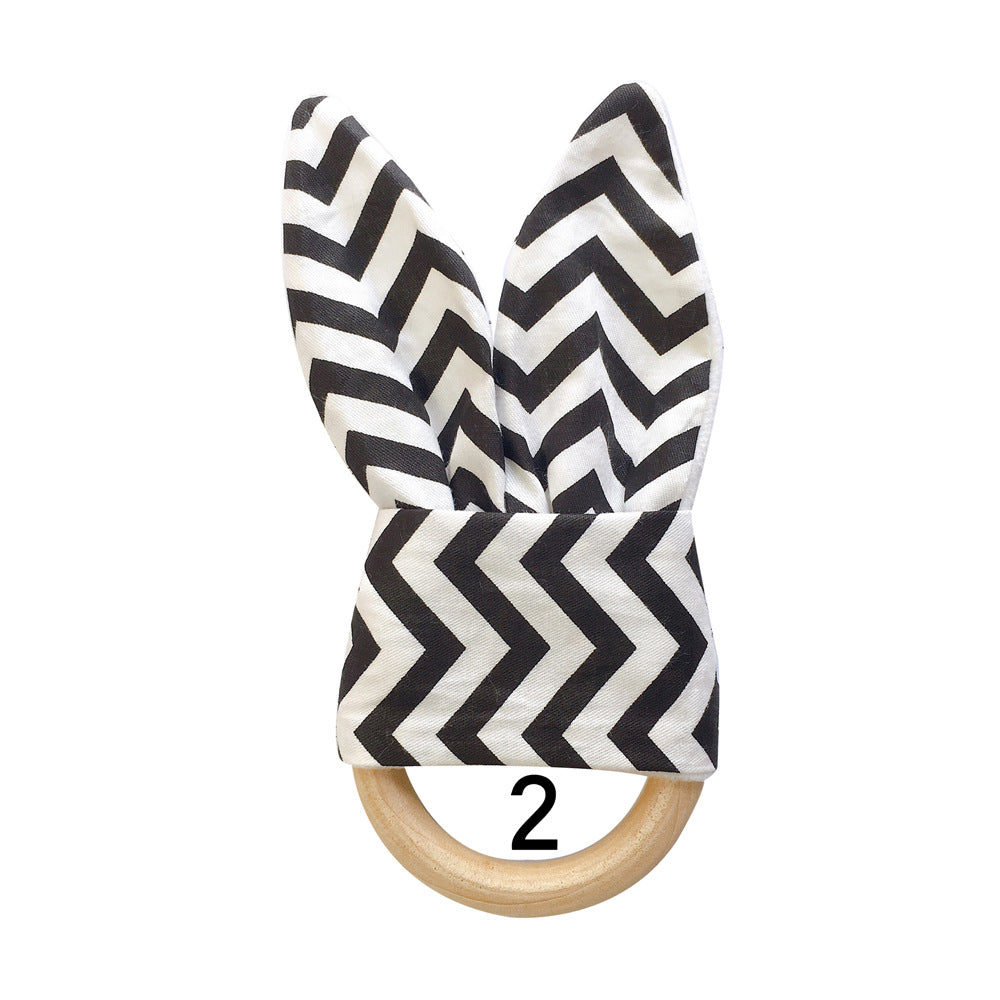Natural Wooden Baby Teething Ring Image 7