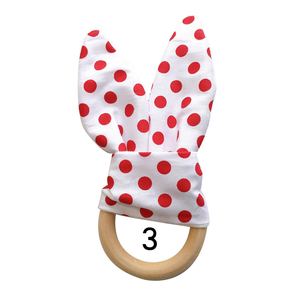 Natural Wooden Baby Teething Ring Image 8