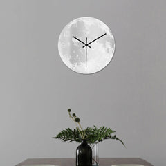 back view of the acrylic wall clock