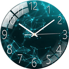 Elegant Silent Quartz Wall Clock front view