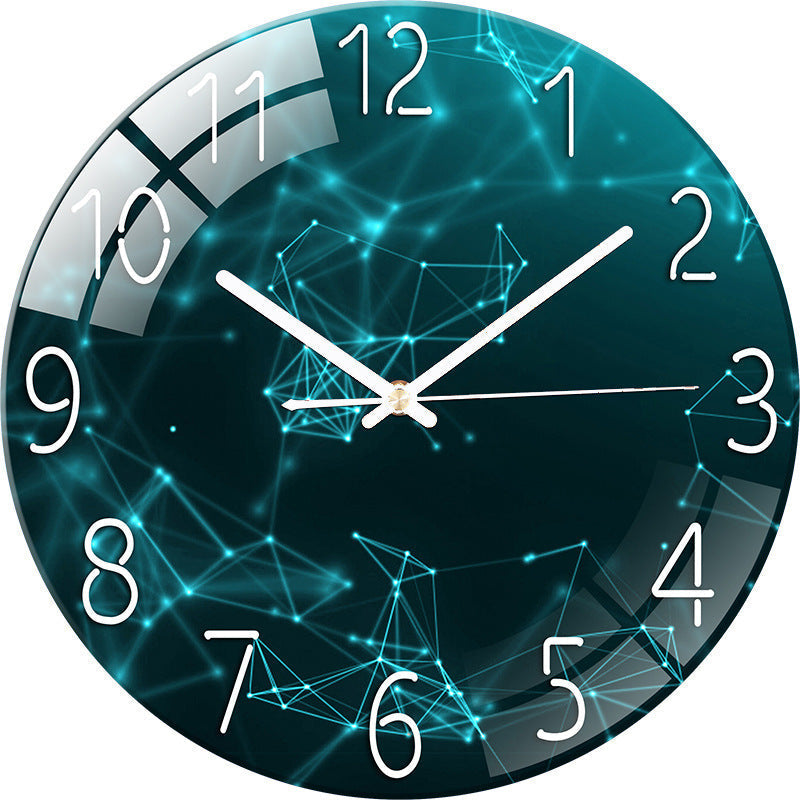 Elegant Silent Quartz Wall Clock front view
