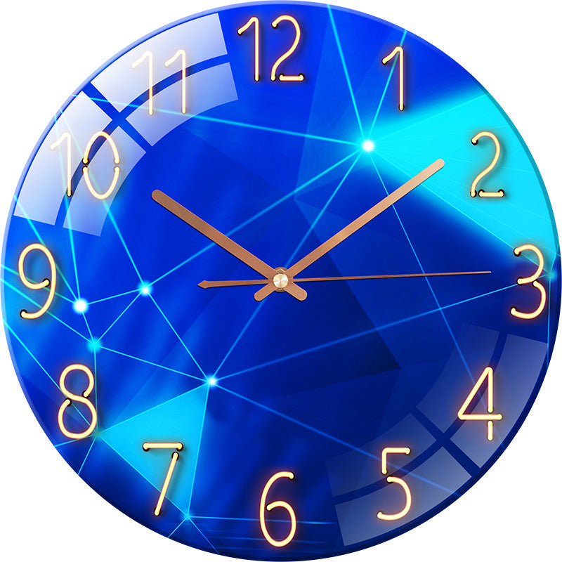 Elegant Silent Quartz Wall Clock side view