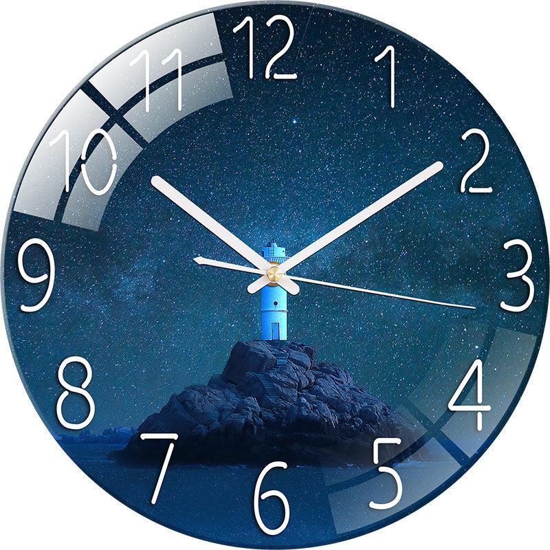 Elegant Silent Quartz Wall Clock with stylish decor