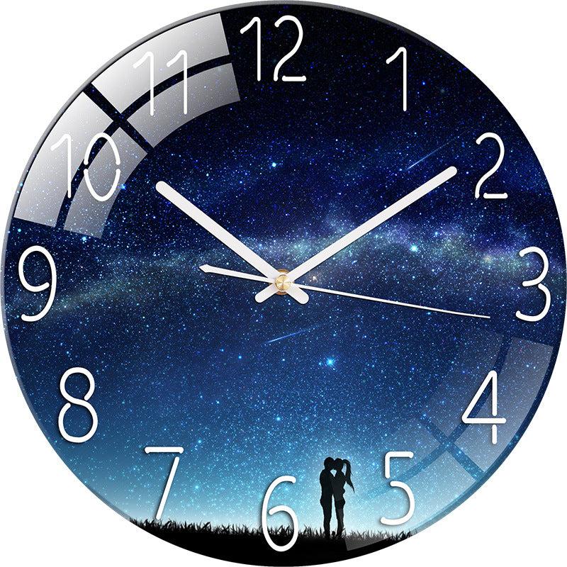 Elegant Silent Quartz Wall Clock placement in office