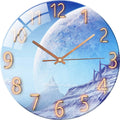 Elegant Silent Quartz Wall Clock placement in office