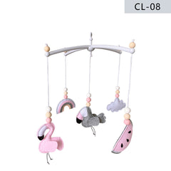 colorful felt nursery mobile
