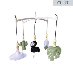 colorful felt nursery mobile