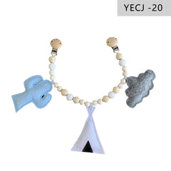 baby pacifier with teething attachment