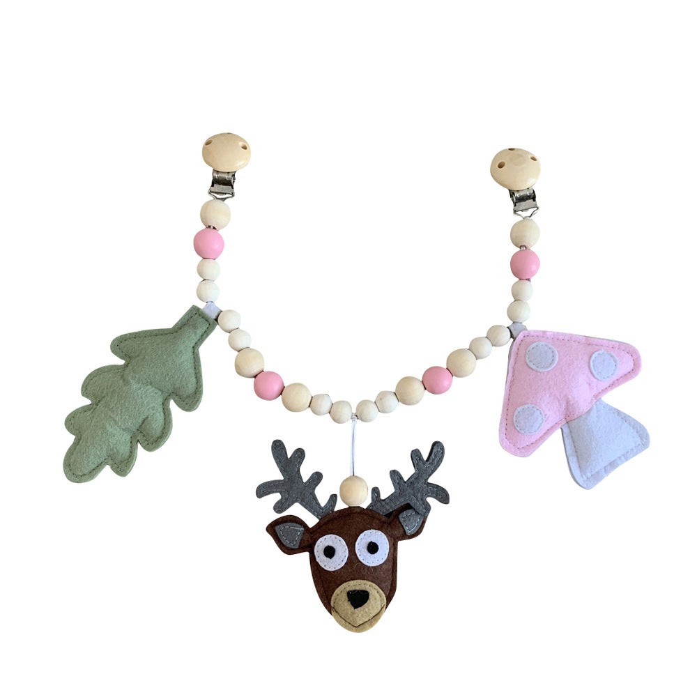 baby pacifier with teething attachment