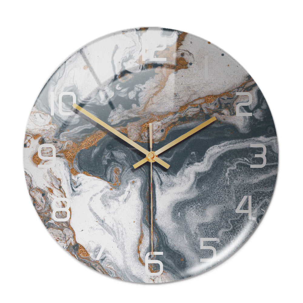 Stylish Acrylic Design Wall Clock side view