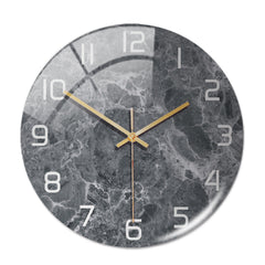 Functional wall clock showcasing quartz movement
