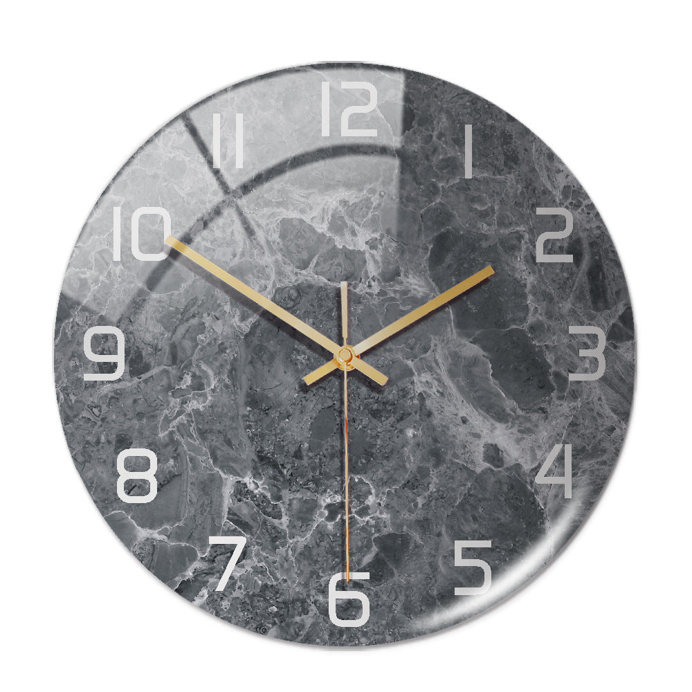 Functional wall clock showcasing quartz movement