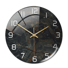 Lightweight acrylic wall clock installation