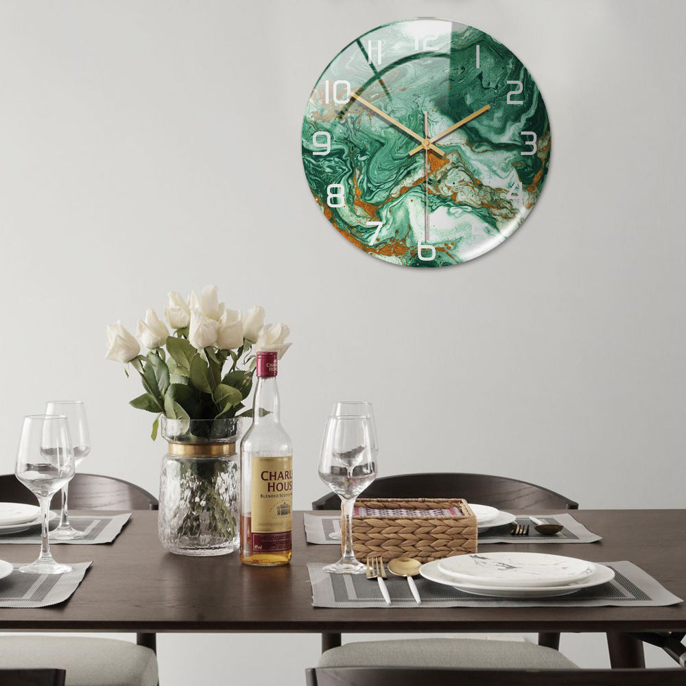 Stylish Acrylic Design Wall Clock side view