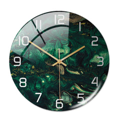 Decorative clock in contemporary setting