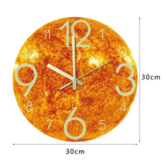Silent quartz movement on the Moon Phase Clock