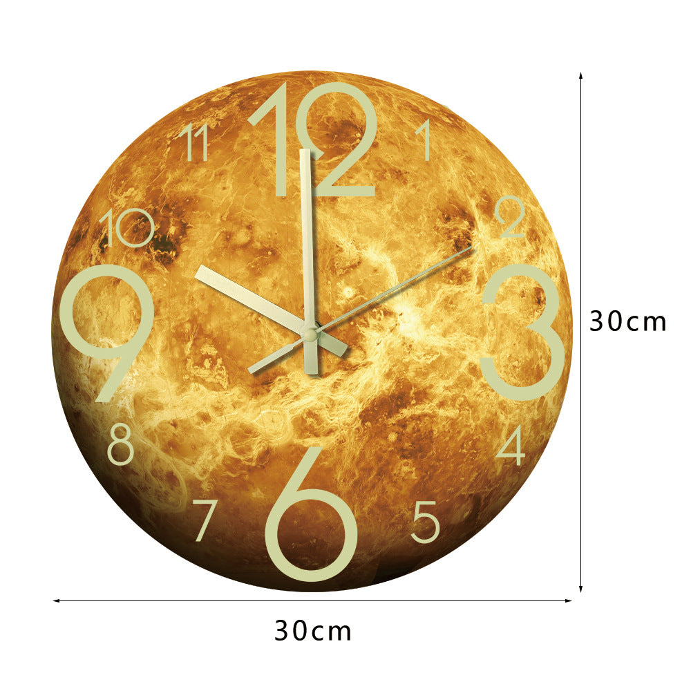 Wall-mounted Moon Phase Clock in a modern setting