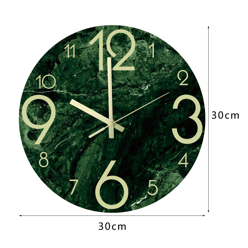Silent quartz movement on the Moon Phase Clock