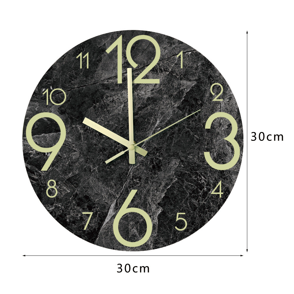 Luminous feature of the Silent Moon Phase Clock