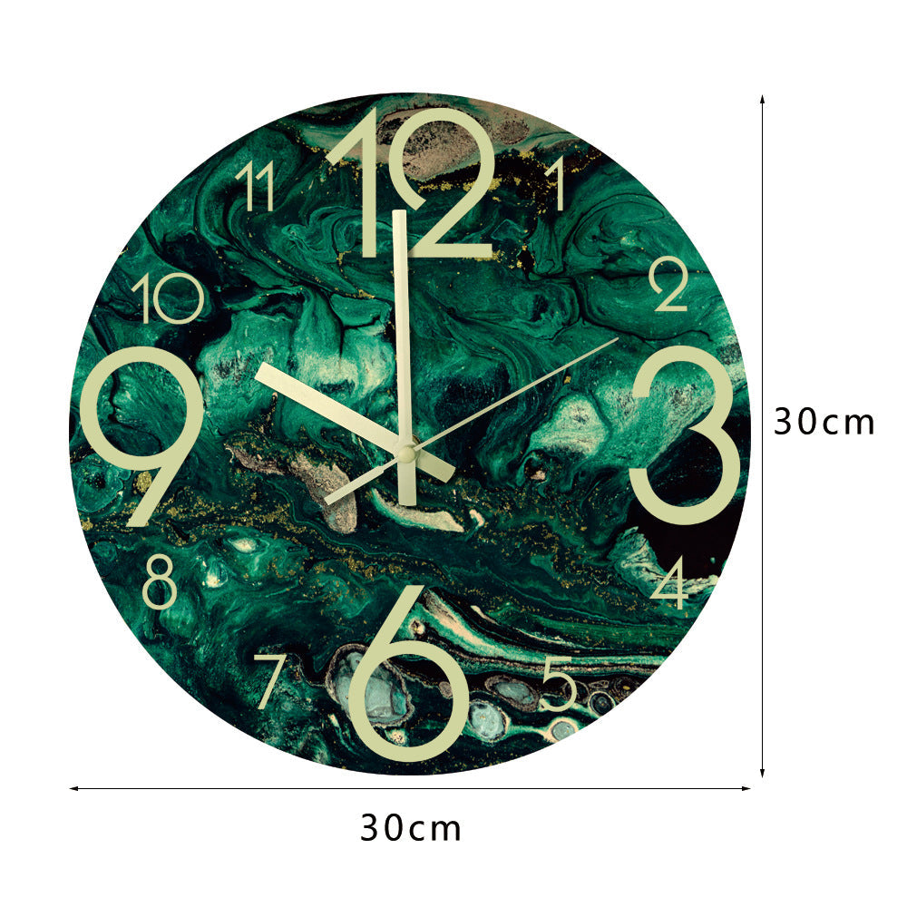 Elegant design of the Moon Phase Clock with wood finish