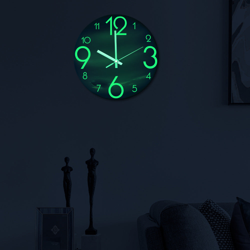 Elegant design of the Moon Phase Clock with wood finish
