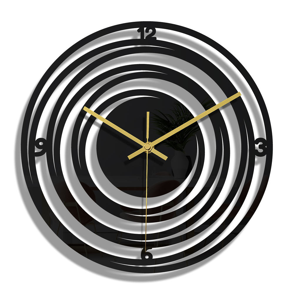 Silent mechanism digital wall clock