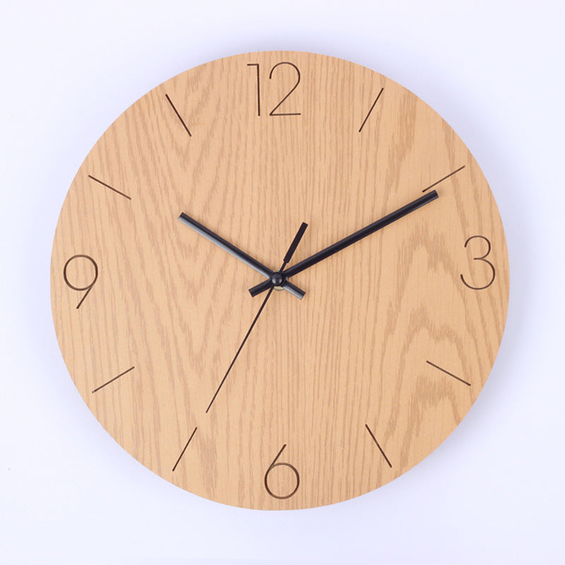 Decorative clock adding elegance to the living room
