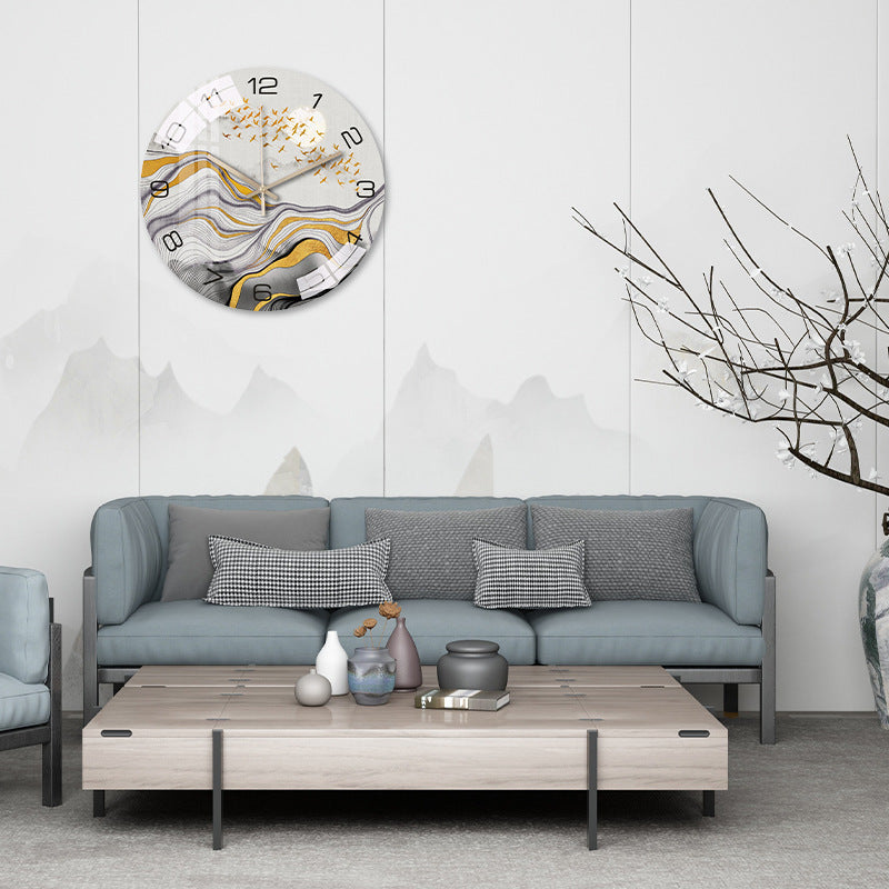 Sleek Scandinavian wall clock showcasing minimalist design