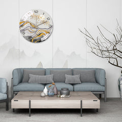 Sleek Scandinavian wall clock showcasing minimalist design