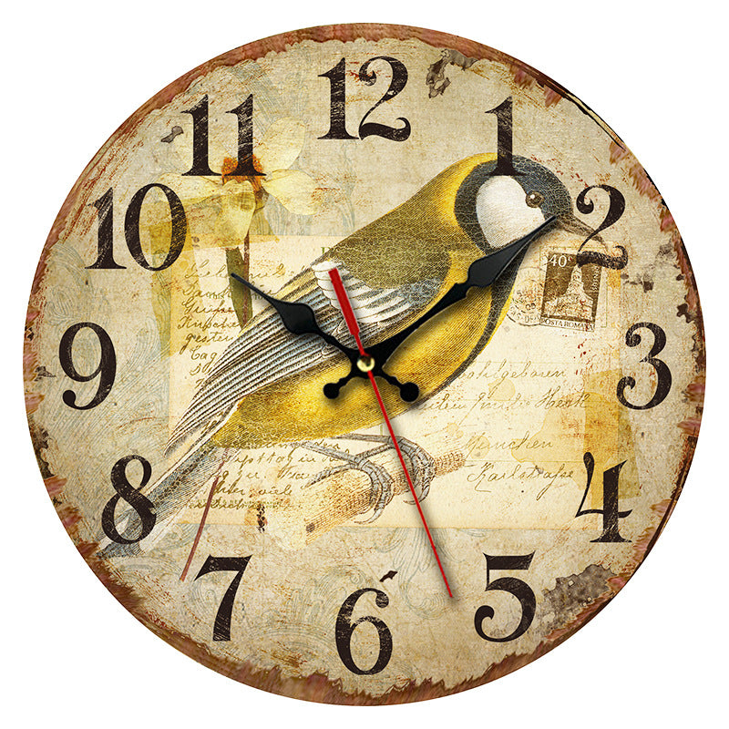 Vintage Wooden Wall Clock beautiful background