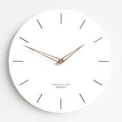 modern quartz clock in office setting