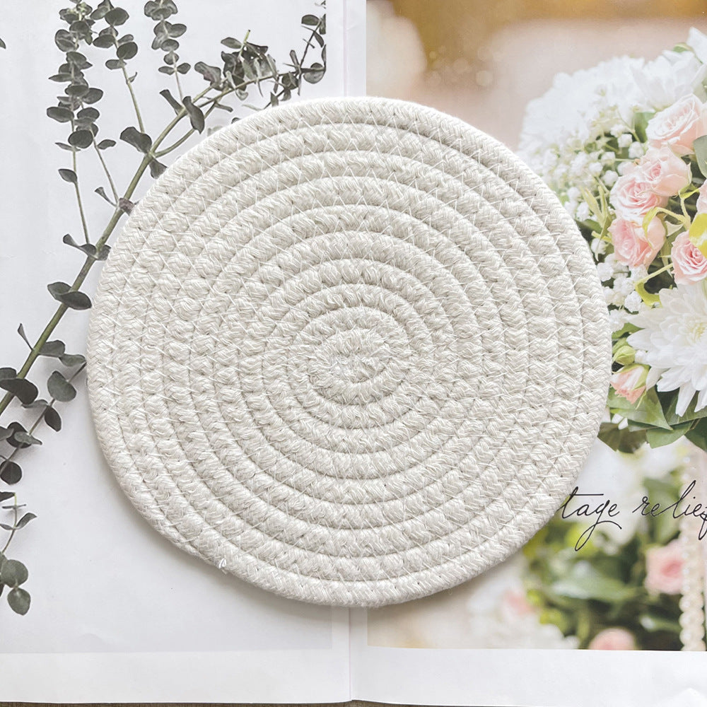 Elegant cotton table mat in kitchen setting 10