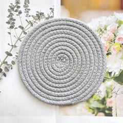Stylish heat resistant cotton rope table mat 2
