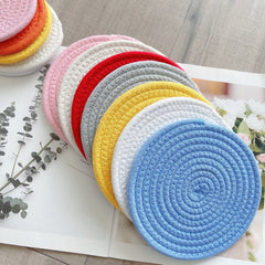 Stylish heat resistant cotton rope table mat 2