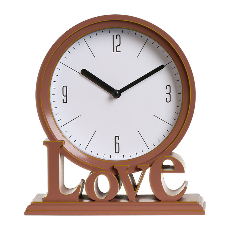 Elegant European Plastic Silent Clock - Battery Compartment