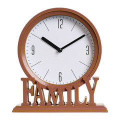 Elegant European Plastic Silent Clock - Back View