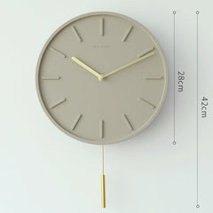 Modern clock enhancing home aesthetics
