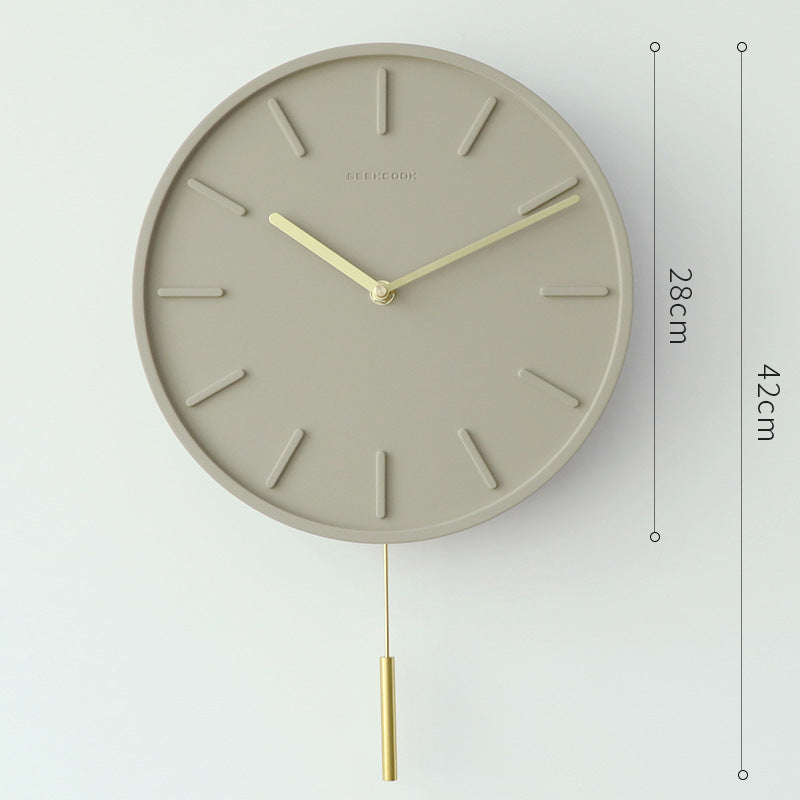 Modern clock enhancing home aesthetics
