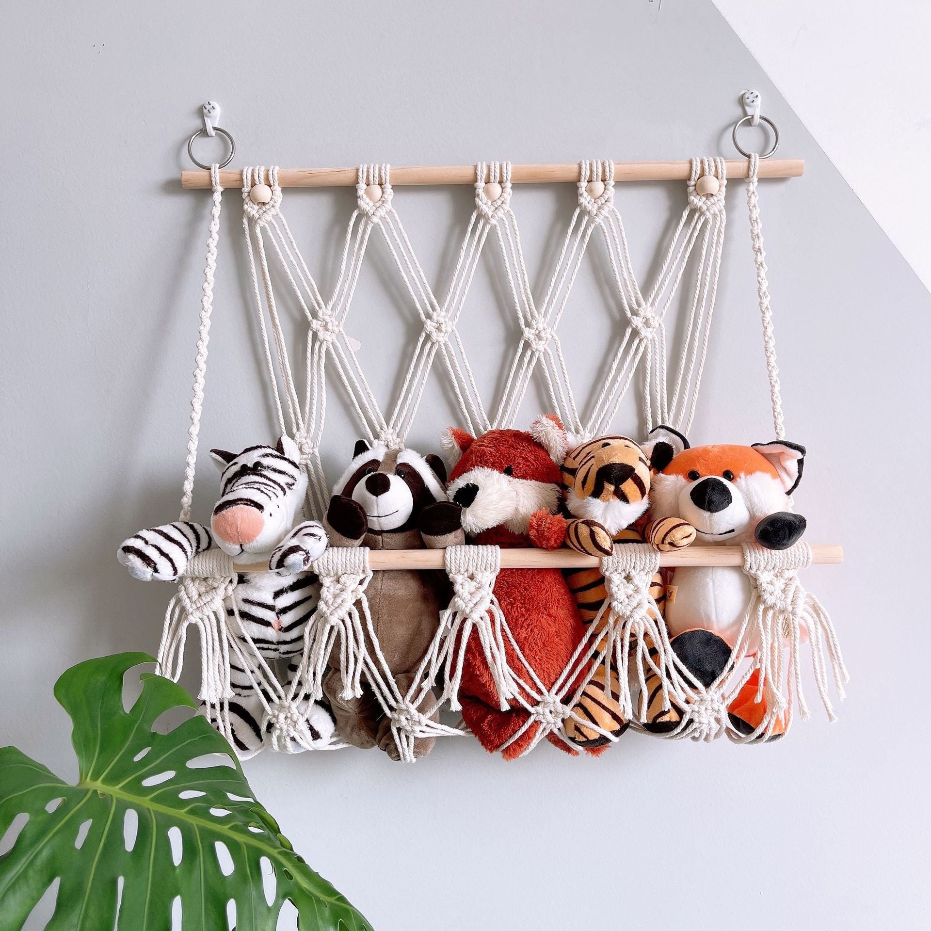 Colorful fabric storage pockets for toys - image 4